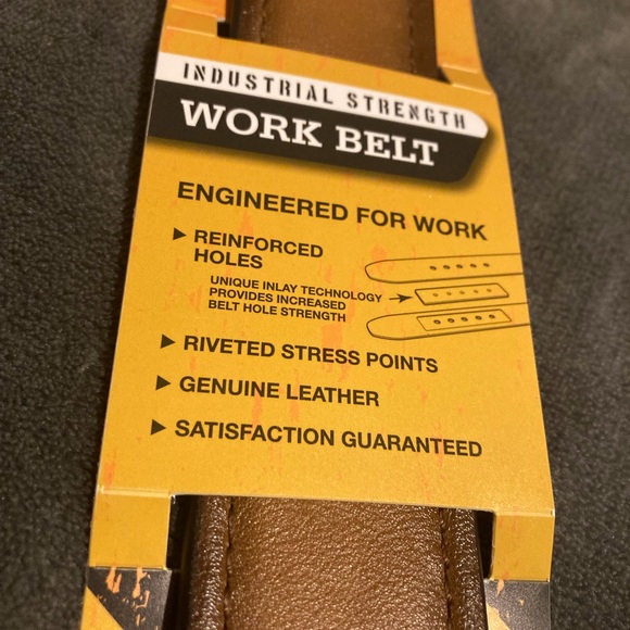 Dickies Industrial Strength Leather Work Belt - Picture 3 of 6